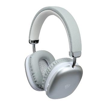 наушники беспроводные полноразмерные by crystalpods, 400мач, bt5.3, серебро от магазина Барс