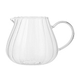 кувшин без крышки с неровным краем тм millimi лава, 1000мл, стекло интернет-магазин «Барс»