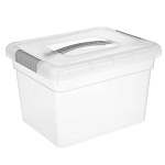 контейнер для хранения на защелках с ручкой, 25х20х16см 5л от магазина Барс