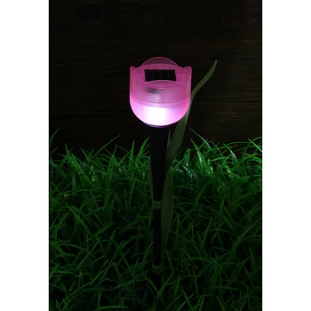 inbloom фонарь на солн батарее 30х4.8см, 1led, белый, 1.2v 40mah ni-mh, пластик от магазина Барс