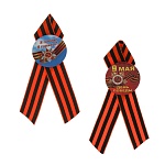 значок с георгиевской лентой 9 мая тм мечтай, 4,5 см