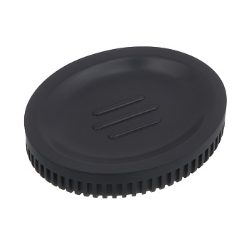 мыльница тм vetta модена, полирезин, серый, 10x8x2см от магазина Барс