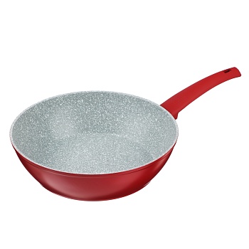 satoshi верден сотейник литой d=26см, антипригарное покрытие мрамор, индукция интернет-магазин «Барс»