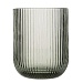 MILLIMI Стакан Грея, 250мл, стекло, серый, рифленый