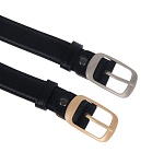 ремень женский с винтом тм юl милана, пу, металл, ширина 3см, длина 110 см, 2 цвета пряжки