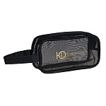 юl косметичка 23x12x9см, пвх, пу, черная