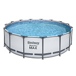 bestway бассейн каркасный, 457х122см, 16015л, полный комплект, 56438