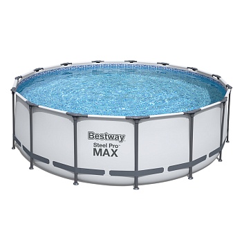 bestway бассейн каркасный, 457х122см, 16015л, полный комплект, 56438