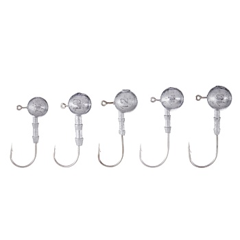 azor fishing набор джиг-головок "шар", 3 шт., 7,5г; 10г;12г;14г;18г, 5 видов