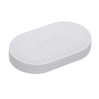 мыльница тм vetta тренто, пластик, pp, белый, 14,5x8,8x2см от магазина Барс