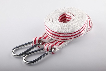 трос ленточный №4 12т 5м 2 карабина  от магазина Барс