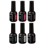гель-лак цветной для ногтей "color gel polish", 10 мл, 6 цветов