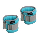 утяжелители для ног и рук, 2шт по 0,5кг тм by sport, 27x9см, неопрен, металлическая стружка