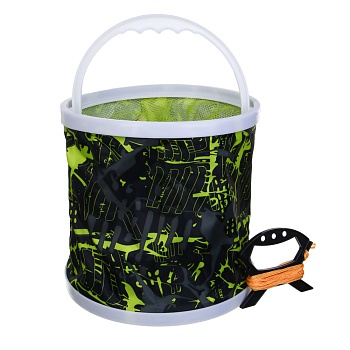 azor fishing ведро для рыбалки с сеткой, 11 л