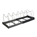 подставка для посуды раздвигающаяся, тм vetta, пластик, 31х24 см от магазина Барс