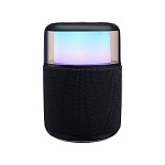 колонка беспроводная by glowsound mini, 5 вт,подсветка, 1200мач, microsd, вшг 12x8x8см, черный от магазина Барс