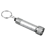 ермак фонарик-брелок 5 led, 3хlr44, алюминий, 6,7х1,2 см