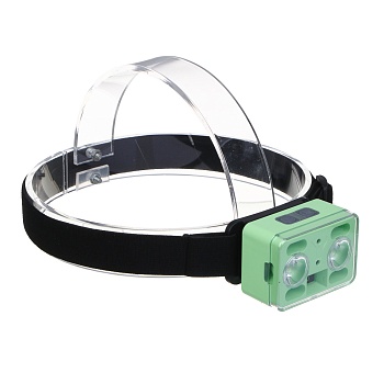 ермак фонарь налобный xpg+xpe led,7 режимов,1200мач,38х64х41мм,пластик,красный свет,крепление,type-c