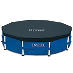intex крышка для бассейна круглая d305см, веревочное крепление, 58406/28030