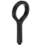 лейка для душа, 1 режим, 120мм, черный