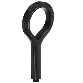 лейка для душа, 1 режим, 120мм, черный