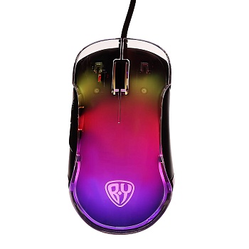 by компьютерная мышь проводная rainbow, динамичная rgb подсветка, 12 800 dpi от магазина Барс