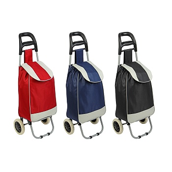 тележка + сумка, до 30кг тм vetta, 36х26х95см, 28л, брезент, колеса эва d16см от магазина Барс