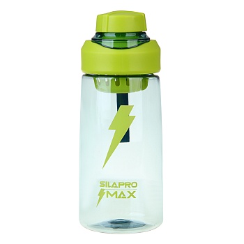 silapro max бутылка спортивная, neon lime, 550мл, рс