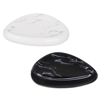 vetta мыльница marble, керамика, 2 цвета от магазина Барс