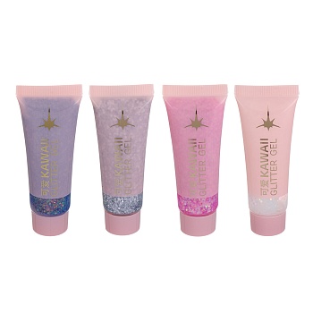 by русские супергерои заря каваи глиттер гелевый, 16 гр, 4 цвета