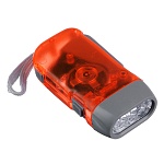ермак фонарик динамический 3 led, пластик, 50х100х30 мм