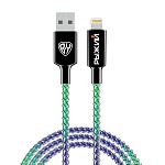 by рыжий кабель для зарядки magic light ip, 1м, быстрая зарядка 2.4а, 12w, подсветка от магазина Барс