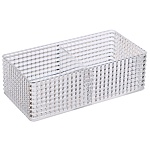 vetta органайзер для косметики универсальный crystal, полистирол, 16,5x8,5x5,3 см, 2 отдела от магазина Барс