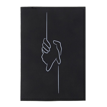 юl обложка для паспорта, пу, 14х10см, мп-3