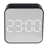 ladecor chrono будильник электронный, 8,2x8,5x3,4 см, usb/3xaaa, пластик, цвет корпуса черный