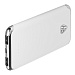 BY Аккумулятор мобильный, 6000 мАч, 2xUSB, 2А, покрытие Soft-touch, белый