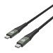 BY Кабель для зарядки Shark Type-C-Type-C, 1м, 5А, быстрая зарядка PD 65W, черный