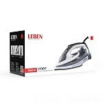 leben утюг с отпаривателем 3000 вт, керамика, цифр. дисплей (антинакипь, антикапля, автоотключение) интернет-магазин «Барс»