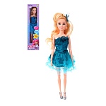 игроленд кукла нарядная шарнирная, 29 см, pp, pvc, полиэстер, 8х4х32 см, 4 дизайна интернет-магазин «Барс»