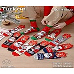 носки мужские новогодние, тм turkan, р. 41-46, 90% хлопок, 8% п/а, 2% лайкра, разноцветные, my9823
