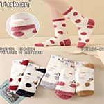 носки женские, тм turkan, размер 36-41, 80% шерсть норки, 15% п/а, 5% лайкра, разноцветные, l6112