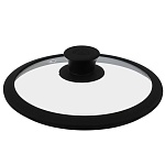 satoshi крышка стекло/силикон с ручкой, 20см интернет-магазин «Барс»