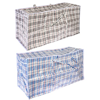 сумка хозяйственная тм vetta клетка, 100x50x40см, 200 литров, до 15кг, полипропилен, 2 цвета от магазина Барс