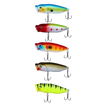 azor fishing поппер "хантер" 70мм, 9,0г, f, 0-0,10м, 5 цветов