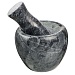 VETTA Ступка с пестиком, 10x7,5см, мрамор, 3 цвета