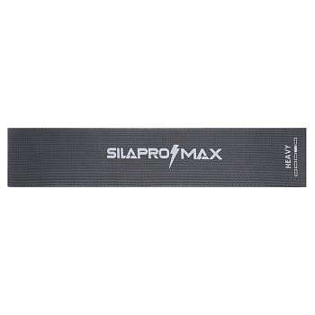 silapro max резинка для фитнеса, 33х5.8см, heavy, 18-23кг, полиэстер, латекс