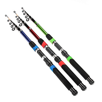 azor fishing спиннинг "найт", телескоп., файбергласс, 2,4м, тест 30-60гр