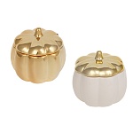 шкатулка тм ladecor "тыква" 10x10,5 см, керамика, 2 вида