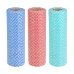 vetta набор салфеток из вискозы 50шт в рулоне, 25x30см, 35г/кв.м., 3 цвета