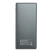 Аккумулятор мобильный BY 10000мАч, 1xUSB-A, 2xUSB-C, 20W, 3A, металл, серый
